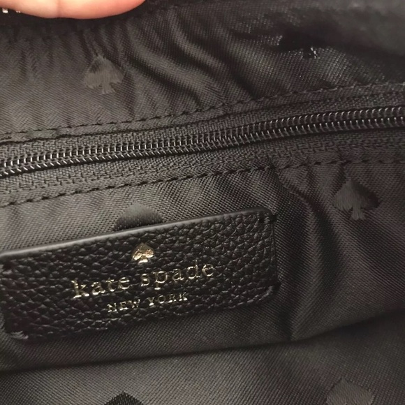 Kate Spade Rosie  Small Crossbody Bag. Black. Black & White Strap. New With Tag. - Picture 6 of 13